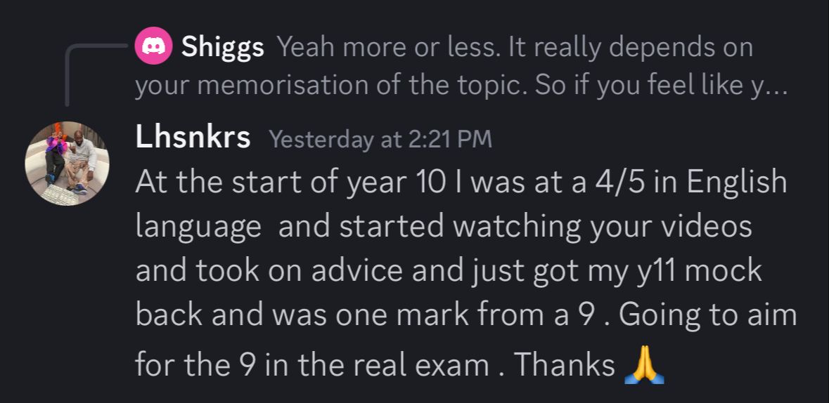 Student testimonial from Luay